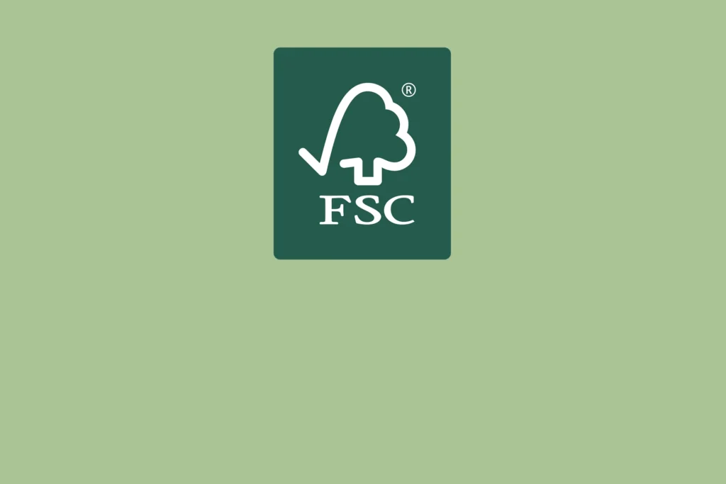 fsc-zeichen-1 gründes fsc-zeichen auf hellgünem Grund